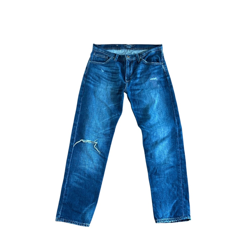 Ralph Lauren Blue Label Prescott 208 Lucy Wash Distressed Straight Jeans Size 28